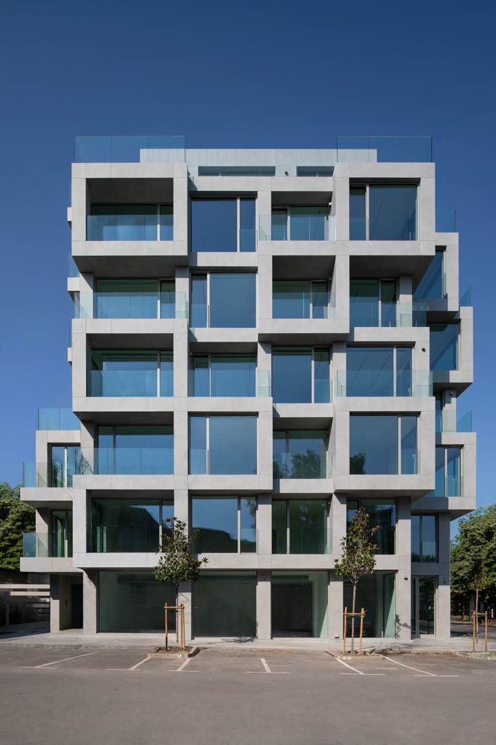 Architectural design of KB57 building in Varna
