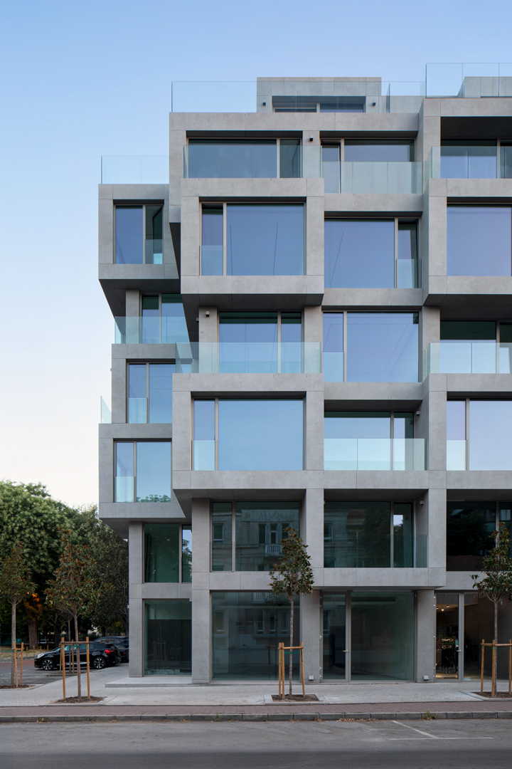 View of KB57 building in Varna city